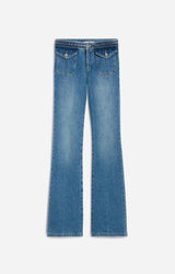 VANESSA BRUNO Nano Bootcut Jeans - Indigo Sz36 NZ Small