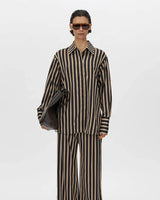 CAMILLA AND MARC Novella Shirt - Black & Bronze SZ 8