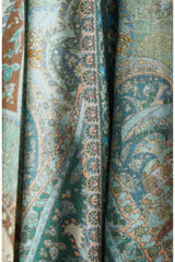 ZIMMERMANN Wanderlust Billow Midi Dress - Green Sz3 NZ12