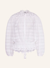 ISABEL MARANT ÉTOILE Polly Blouse - White Sz38 NZ Medium