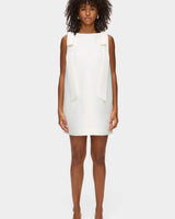 ALIGNE Fern Bow Tie Mini Dress - White Sz12