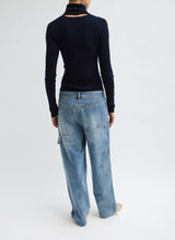 TIBI Slouchy Carpenter Jean - Classic Denim  Sz29