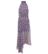 VERONICA BEARD Silk Leia Midi Dress - Lilac US6 NZ10
