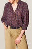 BA&SH Dalas Blouse - Metallic Print Sz2 NZM
