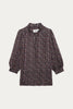 BA&SH Dalas Blouse - Metallic Print Sz2 NZM