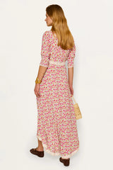RIXO Amina Midi Dress - Pansy Sz14