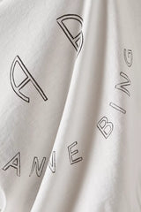 ANINE BING Kent Smiley Tee - White SzL