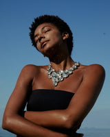 BEAUTIFUL EARTH Maxi Collar Necklace SILVER & GOLD