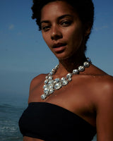 BEAUTIFUL EARTH Maxi Collar Necklace SILVER & GOLD