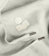 ISABEL MARANT ETOILE Malibu Logo Hoodie - Grey Sz34 NZXS