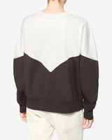 ISABEL MARANT ÉTOILE Houston Logo Sweatshirt - Grey Sz42 NZ 14