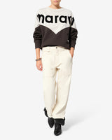 ISABEL MARANT ÉTOILE Houston Logo Sweatshirt - Grey Sz42 NZ 14