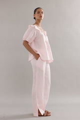 CAITLIN CRISP Little Darling Blouse - Light Pink Sz16