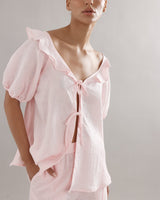 CAITLIN CRISP Little Darling Blouse - Light Pink Sz16