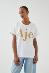 AJE Logo Tee - Gold