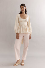 CAITLIN CRISP Jasmine Bodice - Strawberries & Cream Sz14