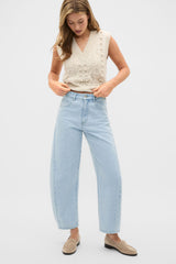 SEED HERITAGE PomPom Cable Vest - Mistmarl SzXL