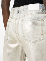 PINKO Roxanne Jeans - Gold Foil SzM