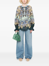 ALÉMAIS Madalena Floral Print Blouse - Multi Sz14