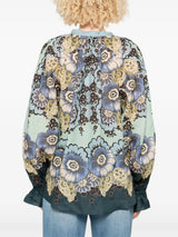 ALÉMAIS Madalena Floral Print Blouse - Multi Sz14