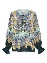 ALÉMAIS Madalena Floral Print Blouse - Multi Sz14