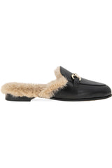 BCBGENERATION Zorie Faux Fur Mules - Black US9