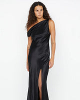 BEC AND BRIDGE Sol Asym Dress - Black Sz10