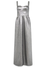 SALONI Metallic Rachel Gown - Silver SzS