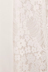 BHLDN Riley Long-Sleeve Lace Midi Blazer Dress - Ivory SzXS