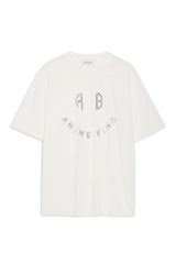 ANINE BING Kent Smiley Tee - White SzL
