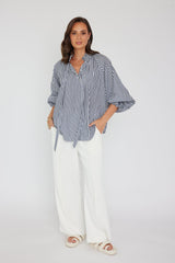 ALEXANDRA Danill Blouse - Navy Stripe SzM