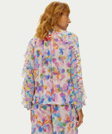 ME369 Holly Ruffle Blouse - Multi SzXS