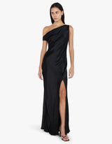 BEC AND BRIDGE Sol Asym Dress - Black Sz10