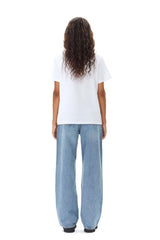 GANNI Cat Relaxed T-Shirt - White SzS