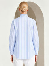 LOLLYS LAUNDRY Hobart Shirt - Blue Stripe SzL