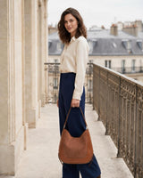 VANESSA BRUNO Lou Large Bucket Bag - Biscuit