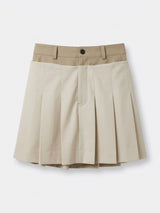 SACAI Pleated Wool Blend Skort - Olive Sz2 NZ Medium