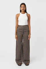 CAMILLA AND MARC Novella Pants - Black & Bronze Sz14