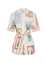 Kivari Coastline Playsuit - Multi Sz8