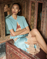 DÔEN Elowette Skirt - Deep Aquamarine SZXS