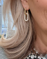 VANDA LIAMO  Pavé Double Hoop Earrings - VARIOUS COLOURS