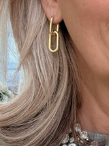 VANDA LIAMO  Pavé Double Hoop Earrings - VARIOUS COLOURS