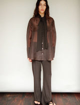 MAGGIE MARILYN You Remind Me of A Sunday Shirt - Black Coffee Sz12