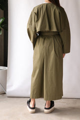 GANNI Trench Coat - Kalamata Sz38 NZ12