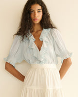 DÔEN Henri Top - Alice Blue SzS