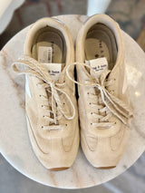 RAG & BONE Slim Retro Runner Sneakers - Macadamia Suede EU39.5