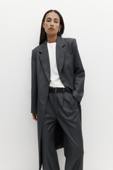 REBE Icon Suiting Coat - Charcoal Sz Small