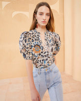 ULLA JOHNSON Imari Top - Clematis US6 NZ10