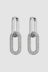 VANDA LIAMO  Pavé Double Hoop Earrings - VARIOUS COLOURS