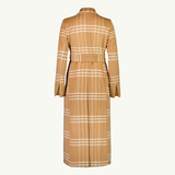 CAITLIN CRISP Jefferson Wool Blend Coat - Sand Check Sz12